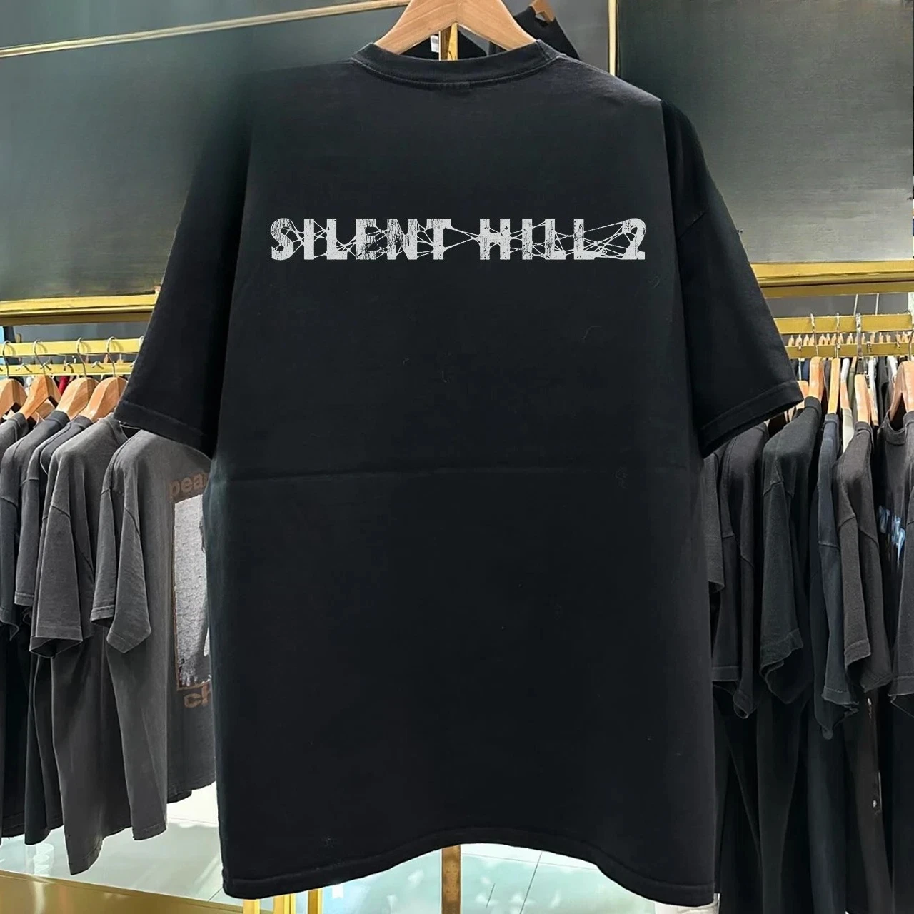Horror Movie Silent Hill 2 T Shirt Women Men Cotton Tee Summer Spring Oversized Loose Short Sleeve Vintage Retro Harajuku O-Neck