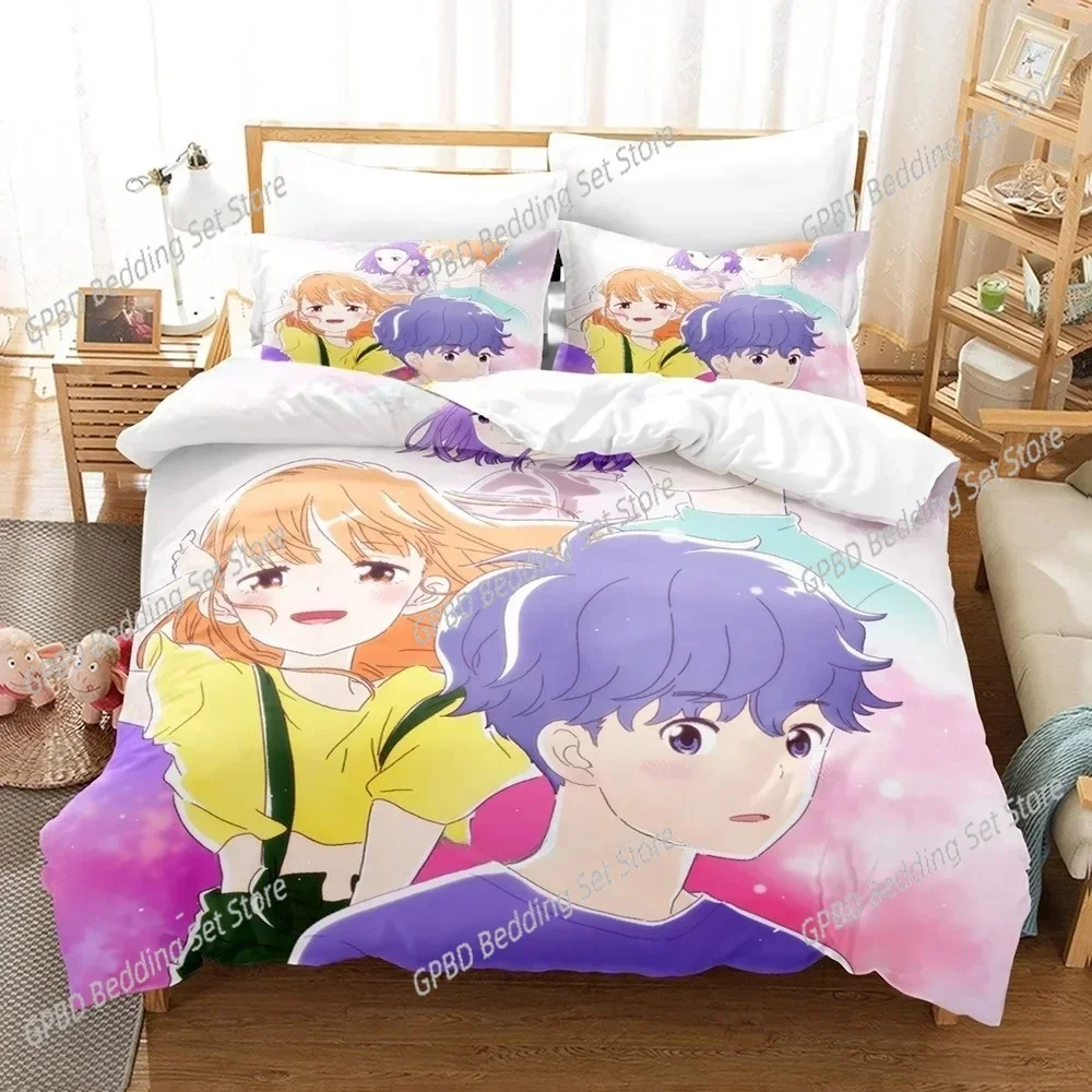 

Anime A Day Before Us 3D NEW Duvet Cover Pillowcase Bedding Set Adult Boy Girl Bedroom Decoration Children Single Double Large