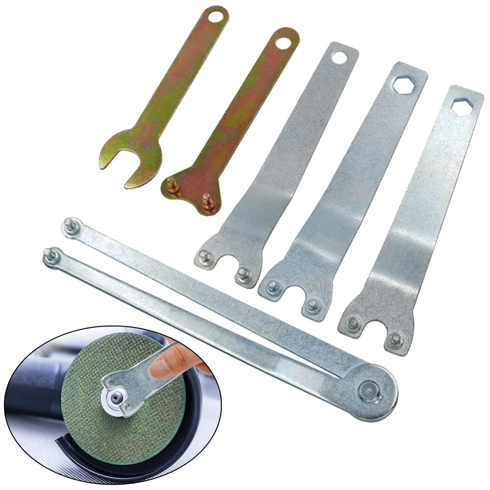 Angle Grinder Key Flanged Wrench 2-jaw Spanner 100 Type Angle Grinder Wrench For Angle Grinder Flange Fastener Tools 114-180mm