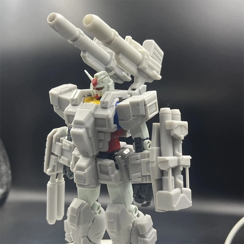 

Hg 1/144 RX-78 Fa Double Gun Type Fully Equipped 3D Printing Resin Modification Gk Modification White green gray random send