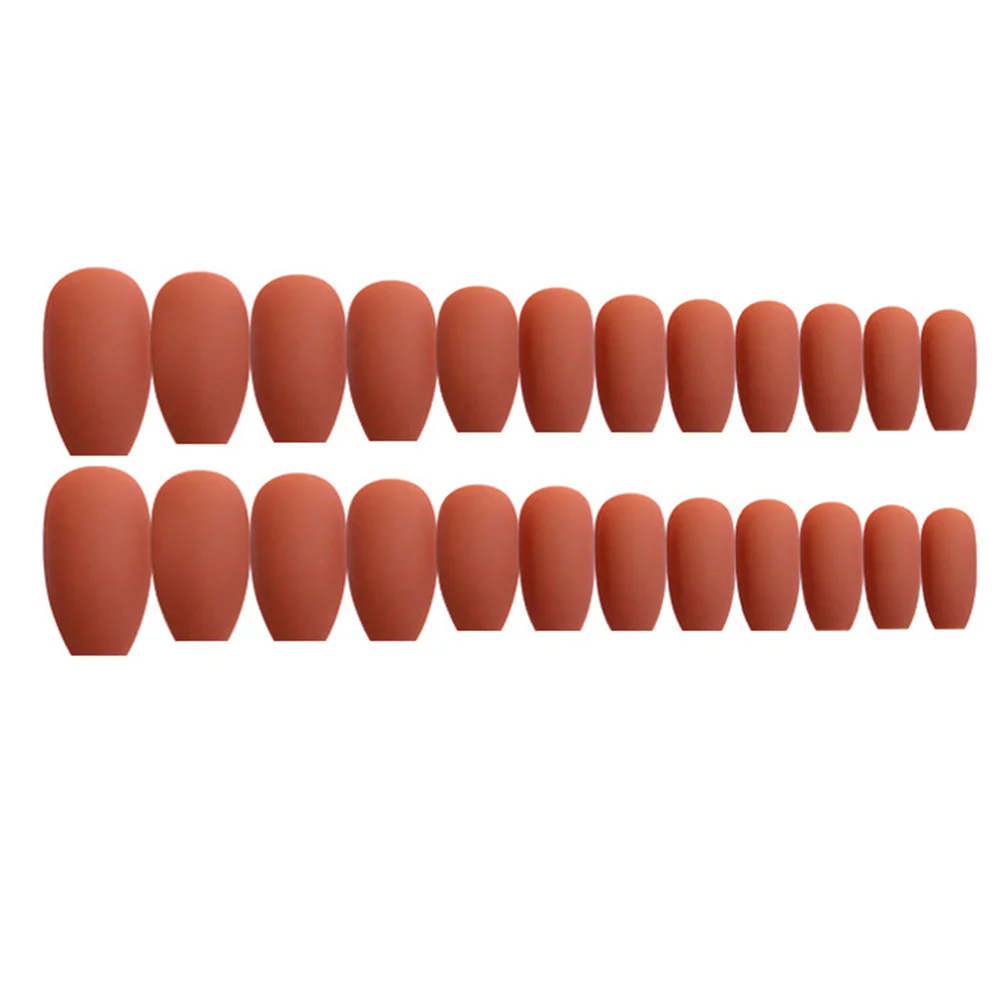 เล็บปลอมบัลเล่ต์ 24 ชิ้น สีไล่ระดับ กลิตเตอร์ เล็บปลอมสำหรับงานปาร์ตี้ งานแต่ง อุปกรณ์ทำเล็บ ทนทาน ดูเป็นธรรมชาติ