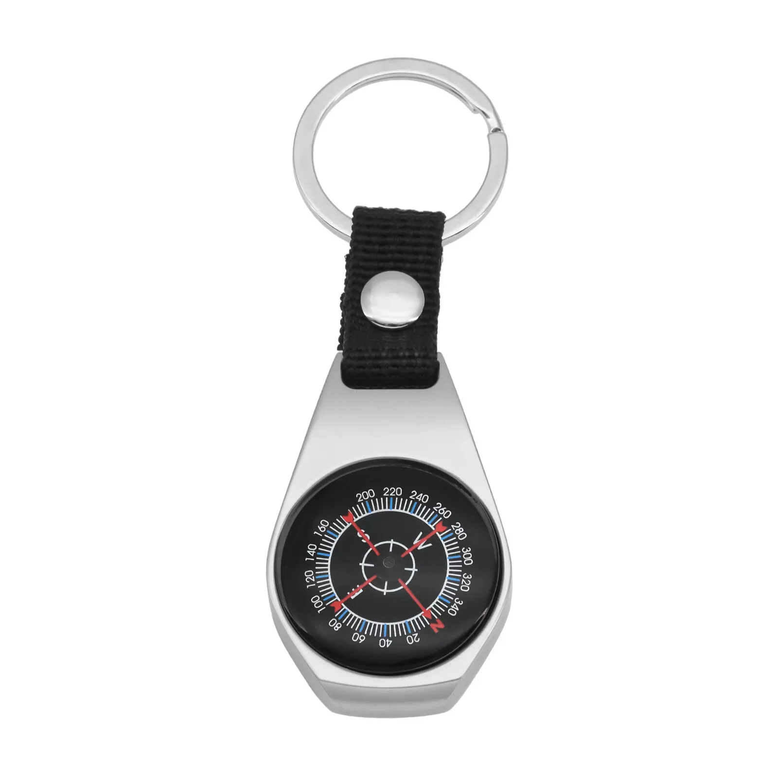 Handheld Compass Key Chain Guide Navigation Mini Zinc Alloy Hanging Ring Handheld Compass Mini Compass Guide Device