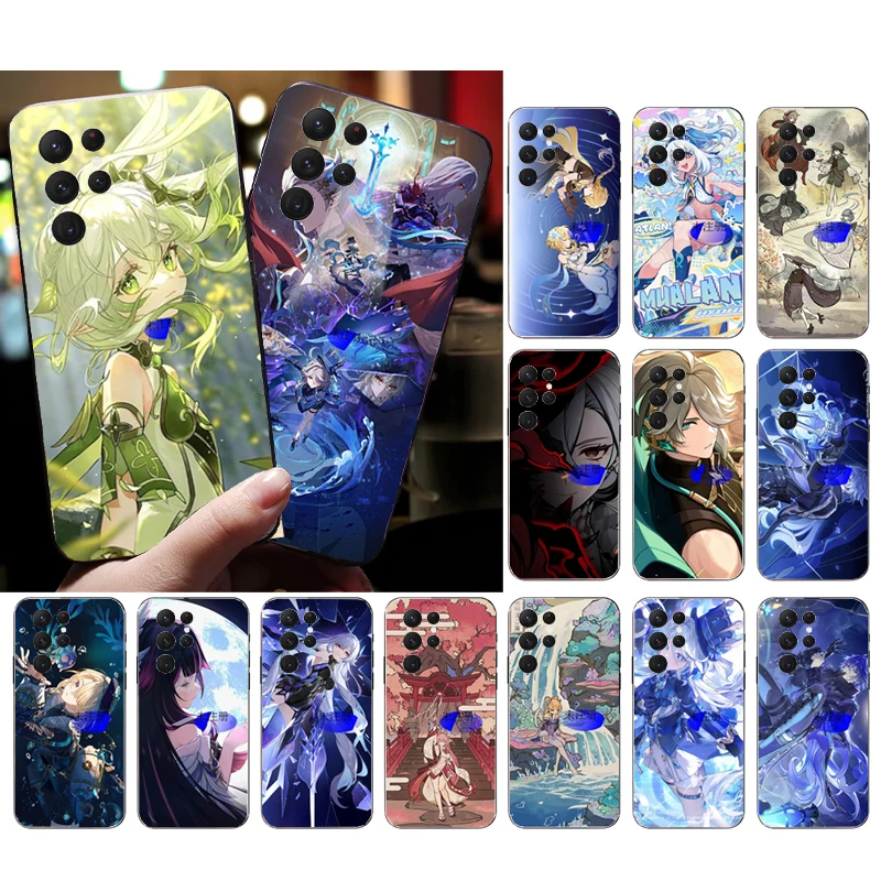 Genshin Impact Phone Case For Samsung Galaxy S26 S25 S24 S23 S22 Ultra S23 S22 S25 Plus S24FE S23FE S26Edge