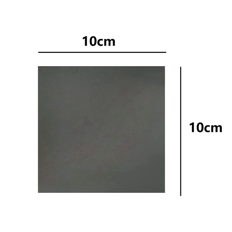 Linear Polarizer Film LCD/LED Polarized Filter Polarizing Film for Polarization Photograph 10X10cm ,5PCS No Adhesive