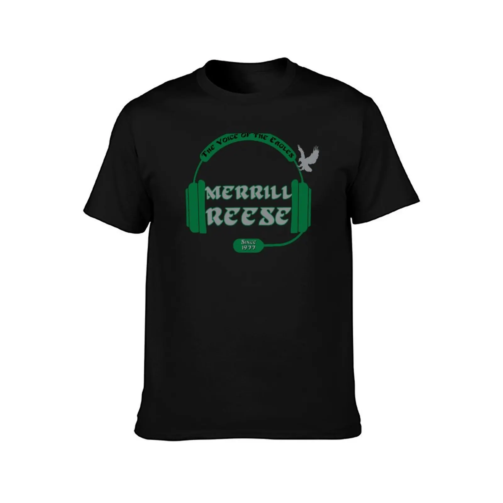 The Voice of the Eagles Merrill Reese! T-Shirt Active Wear Sports for Men T-Shirt