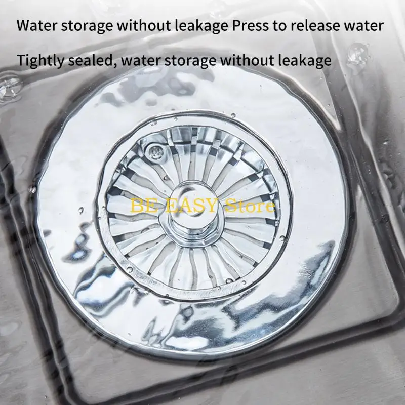 

E28F Drain Strainer Bounce Cores Drain Sink Plug Anti-clogging Push-type Sink Stopper