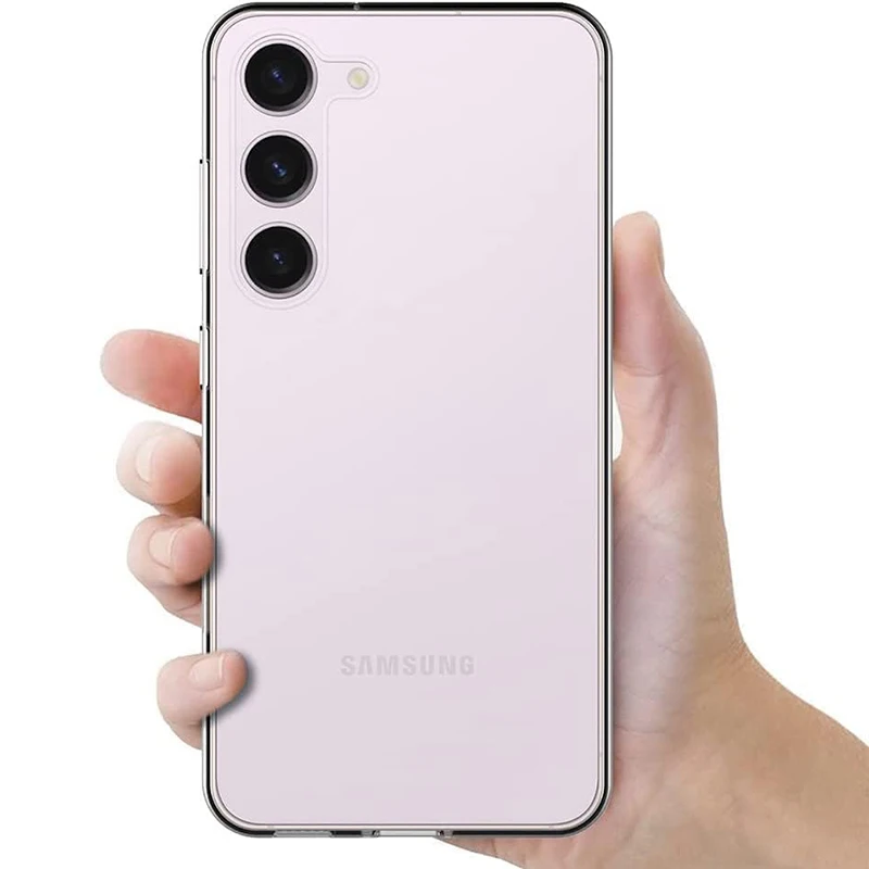 Ultra Thin Soft Case For Samsung S25 S24 S23 S21 S20 FE S22 Note 20 Ultra 10 S10 S9 S8 Plus S10E 9 8 Silicone Cover Transparent