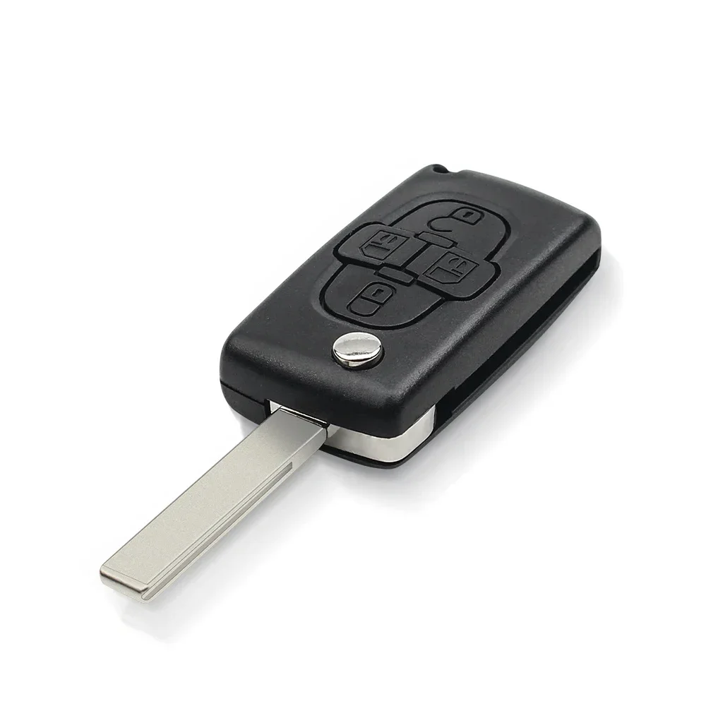 Dandkey 4 Buttons for Peugeot 207 307 308 407 607 807 For Citroen C2 C3 C4 C5 C6 Auto Remote Key Case Va2 Hu83 CE0523 CE0536