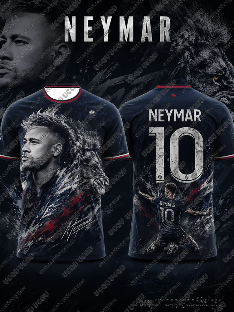 camisas-de-futebol-edicao-design-nº-10-de-verao-para-adultos-criancas-uniforme-casual-de-secagem-rapida-e-respiravel-camisas-de-futebol-neymar
