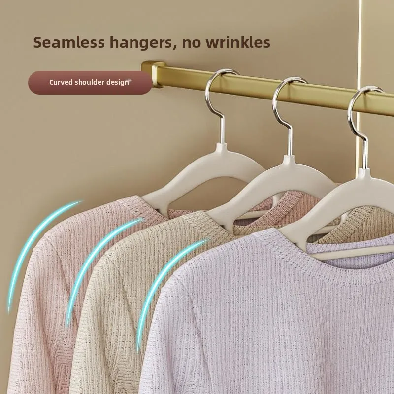 

Вешалка для одежды без следов, для домашнего использования, с защитой от скольжения и защитой углов плечиков, для подвешивания и сушки одежды, пластиковая.