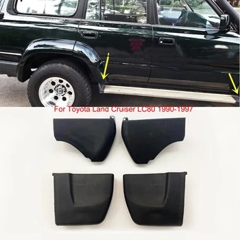 Car Exterior Side Door Step Plate Foot Pedal Step Board Protection Trim Cover For Toyota Land Cruiser LC80 1990-1997