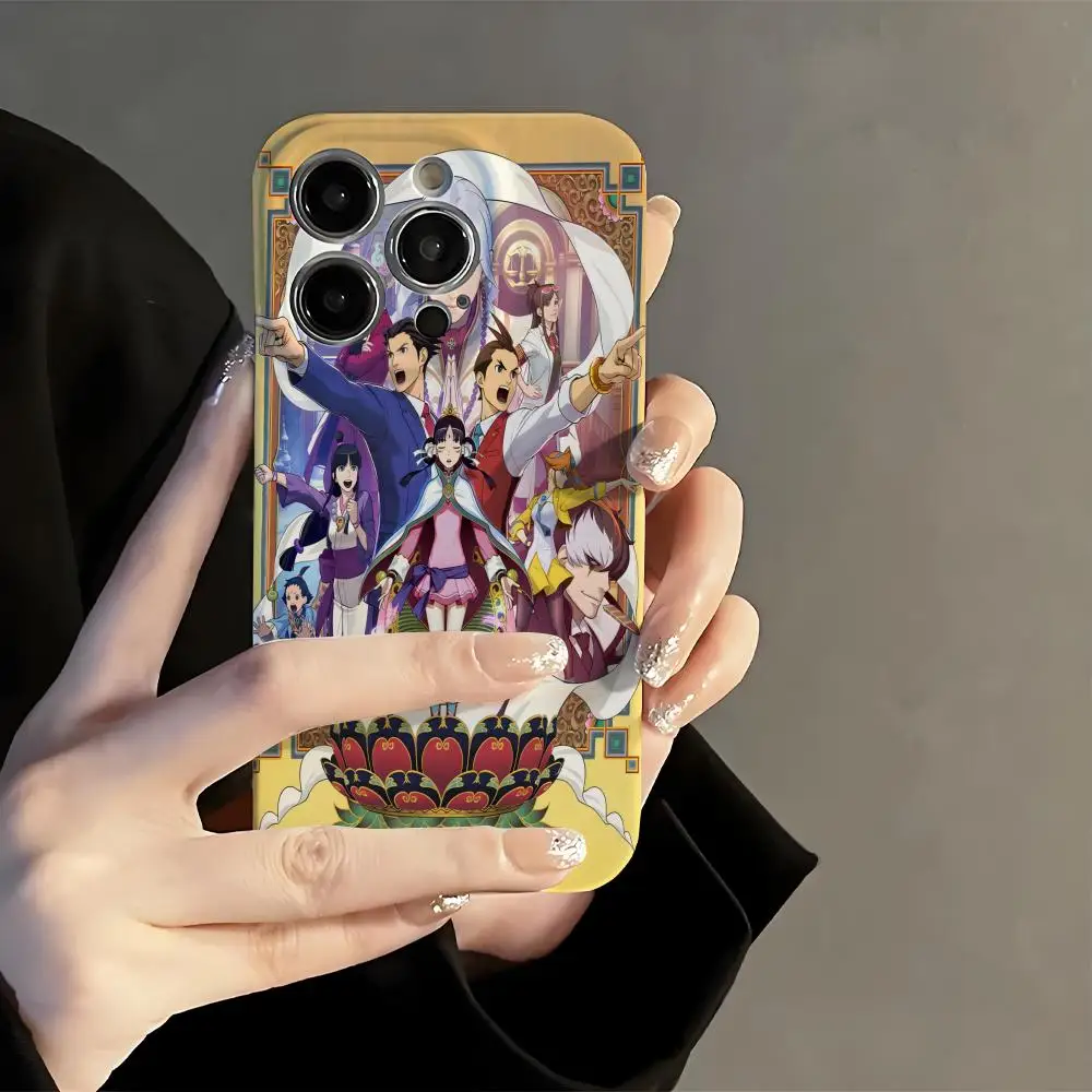 

A-Attorney Phone Case Film Korean INS for iPhone 16 15 14 13 12 11 Pro Max Plus Luxury Cover