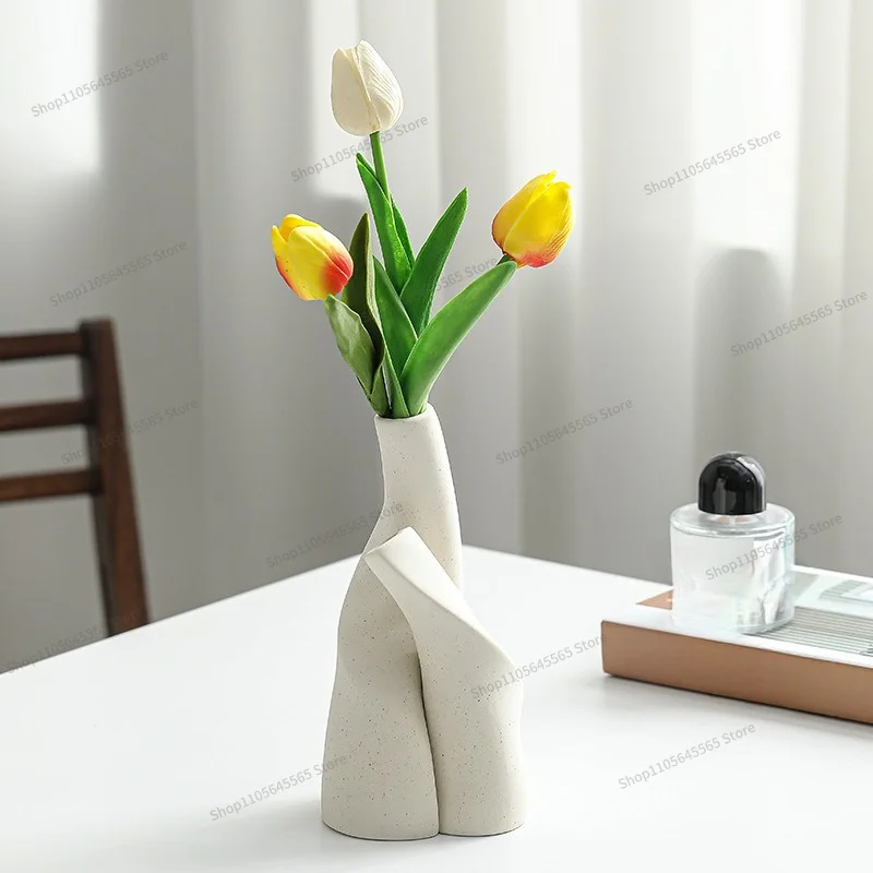 For Decorative Items, Ceramic Vases, White and Simple Combination