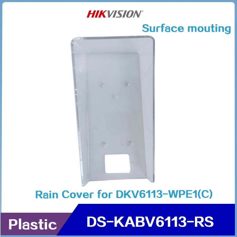 Hikvision ที่บังฝนติดพื้นผิว DS-KABV6113-RS สำหรับวิลล่าประตูสถานี6103/6113ซีรีส์เช่น DS-KV6113-WPE1(C)