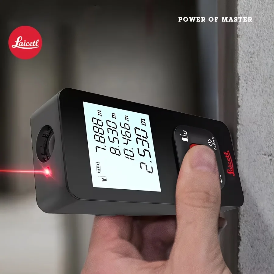 Laicelt 70/120M Laser Rangefinder Distance Meter Rangefinder Laser Tape Range Finder Building