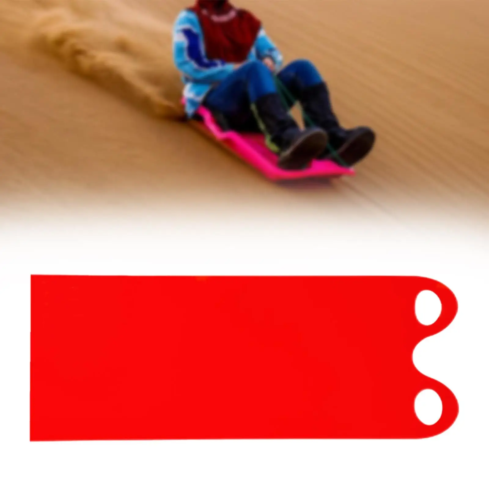 Snow Board Mat Plastic Snow Carpet Sled Foldable Lightweight Rolling Ski Pad for Snow Sand Sliding