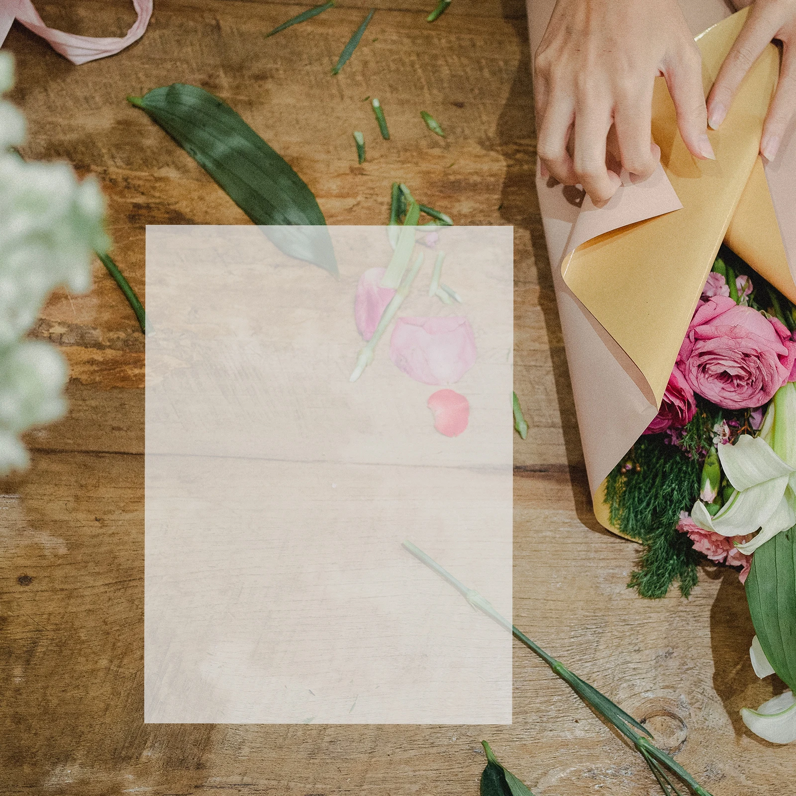 

60Pcs Flower Pressing Blotting Paper Refill Absorbing Moisture Durable Paper for Plant Leaf Pressing DIY Specimen Collection