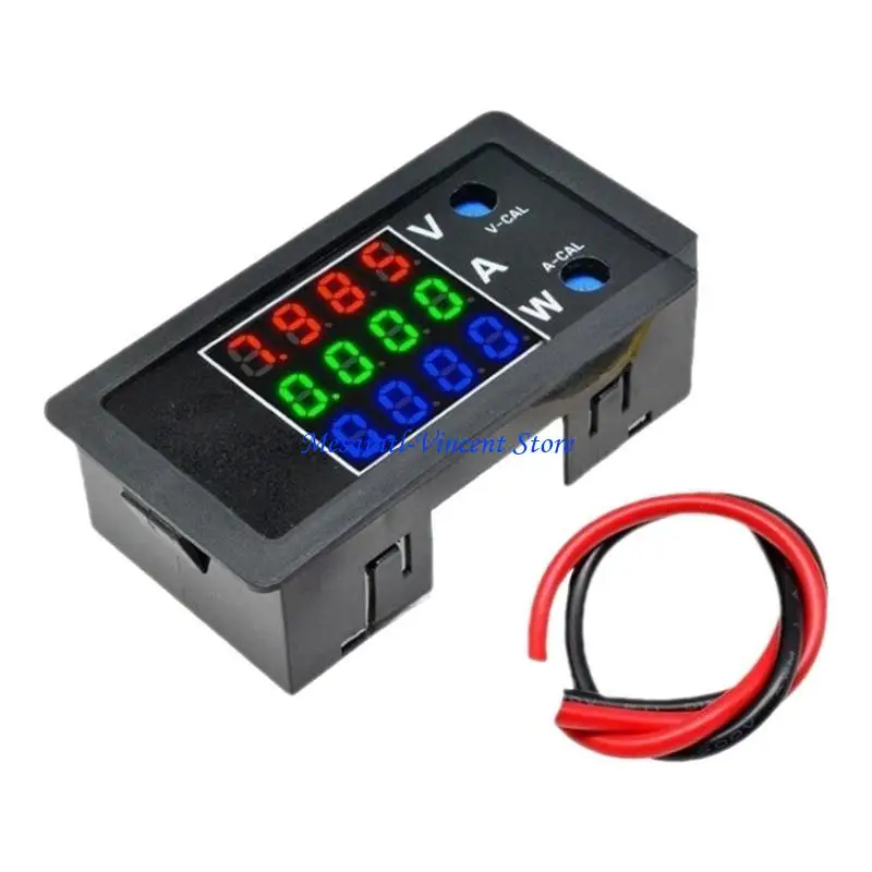 A70F Small Voltages Measuring Device 0 to 100V LED Display Voltages Measurement for Enthusiasts & Electrical Testing