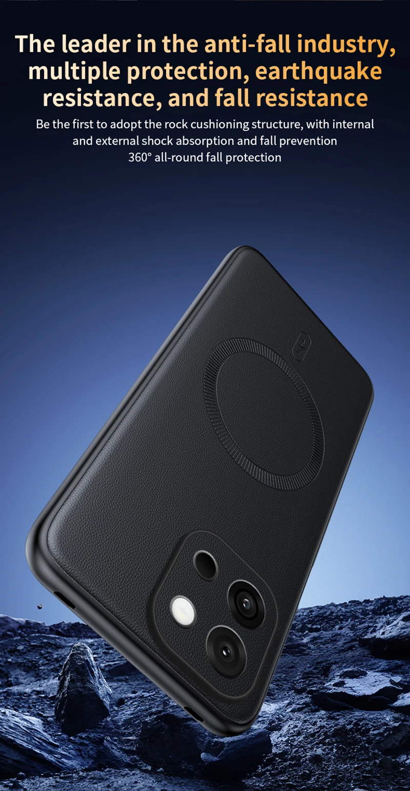 Für Oneplus 13T Hülle Magnetische Leder-Schutzhülle Hochwertige Anti-Fingerabdruck Rutschfeste PC+TPU – Detail 15