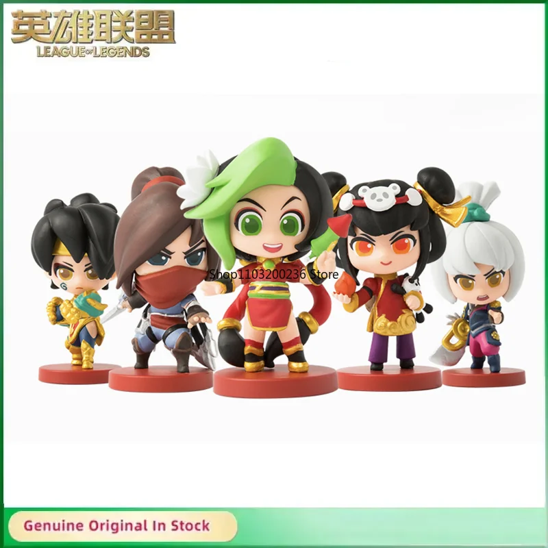 

Original LOL League of Legends Riven Vi Jinx Annie Hastur Spring Festival Limited Edition Action Figures Ornaments Model