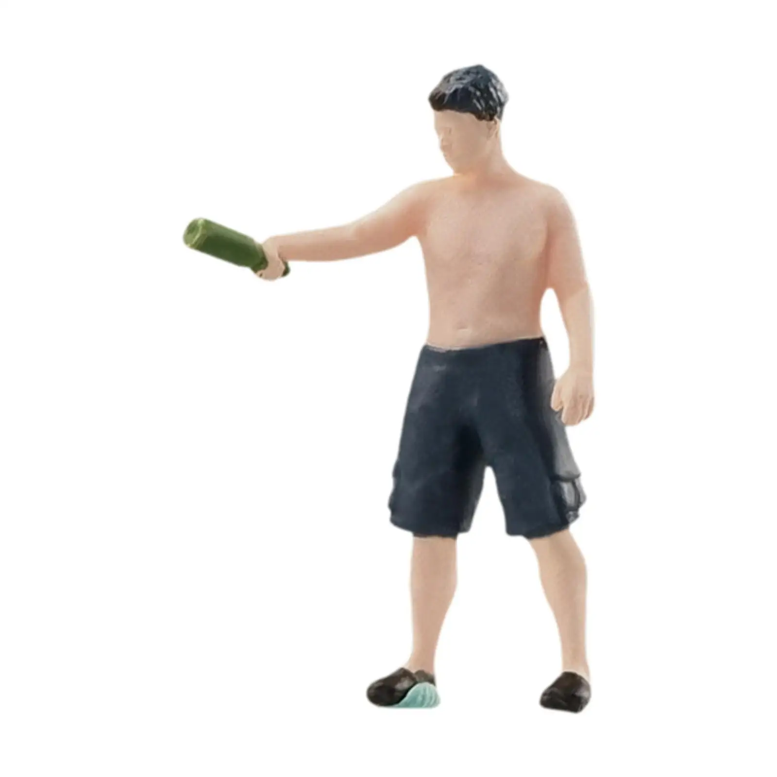 Figura en miniatura a escala 1:64, figura de personas pequeñas, regalos para niños, paisaje en miniatura