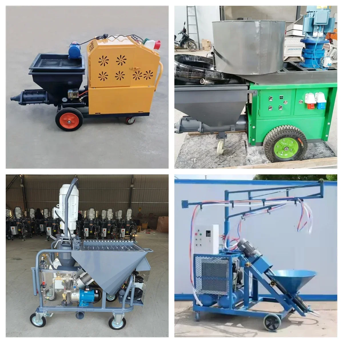 Mortar Spraying Machine Spray Plaster Device Wall Plaster Device Cement Mortar Tool Shotcrete Equipment Concrete Spray Hot Sale
