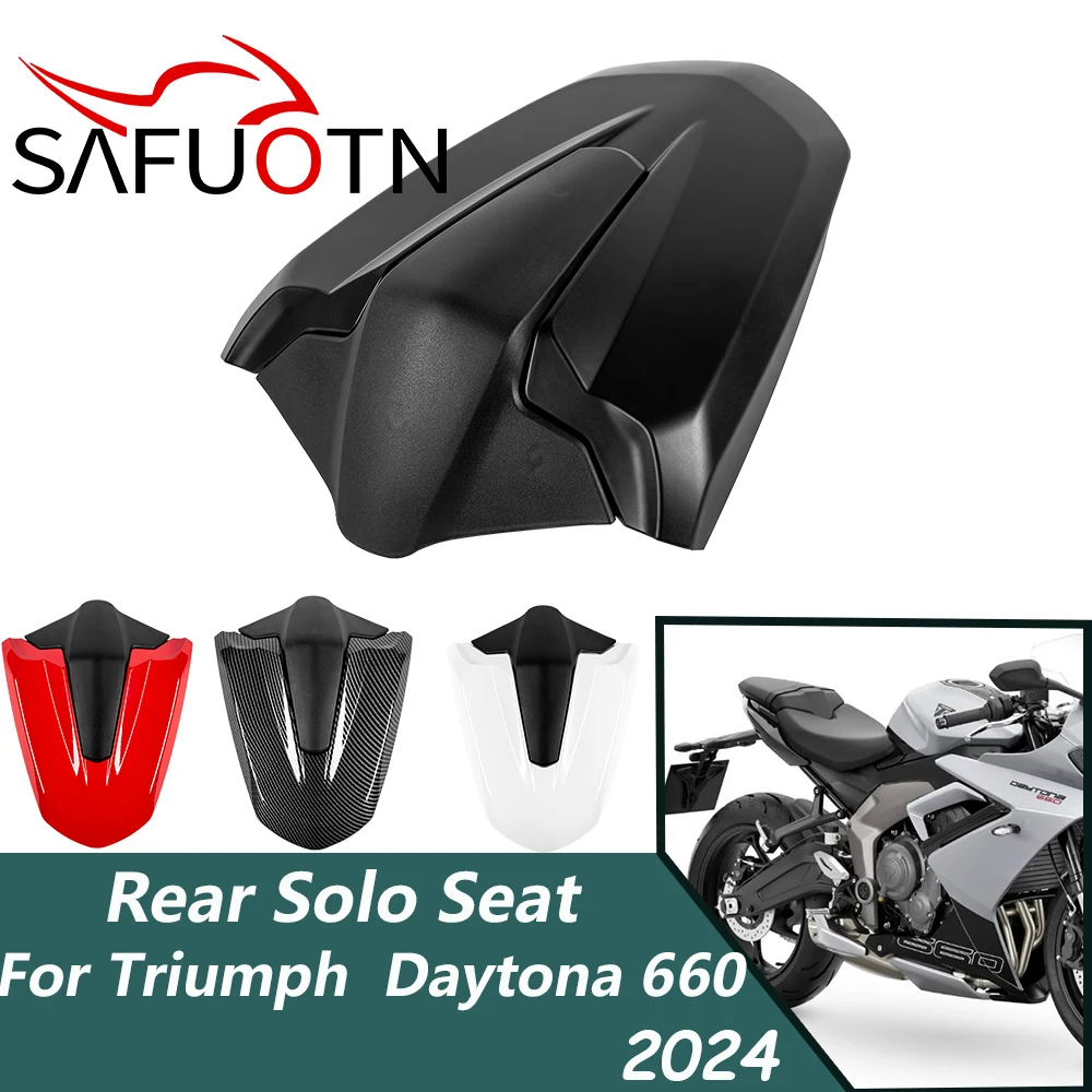 

for Triumph Daytona 660 Rear Seat Cover Cowl for Triumph Daytona 660 2024 Motorcycle Rear Passenger Pillion Fairing Accessories