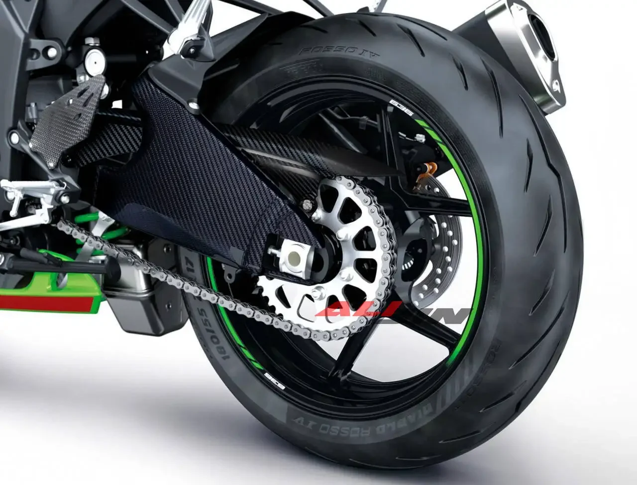 Koolstofvezel Voor KAWASAKI NINJA ZX6R ZX-6R ZX-636 2019-2024 Motorfiets Voetsteun Voetsteun Achter Set Hak Platen Guard protector