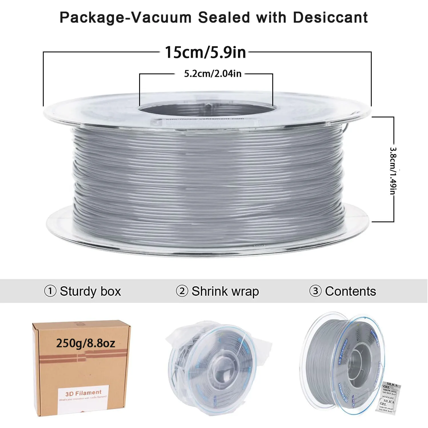 Filajoy3D TPU 3D Printer Filament Bundle 1.75mm Flexible Soft 95A 6-Pack 250g - High-Quality 3D Printing Material