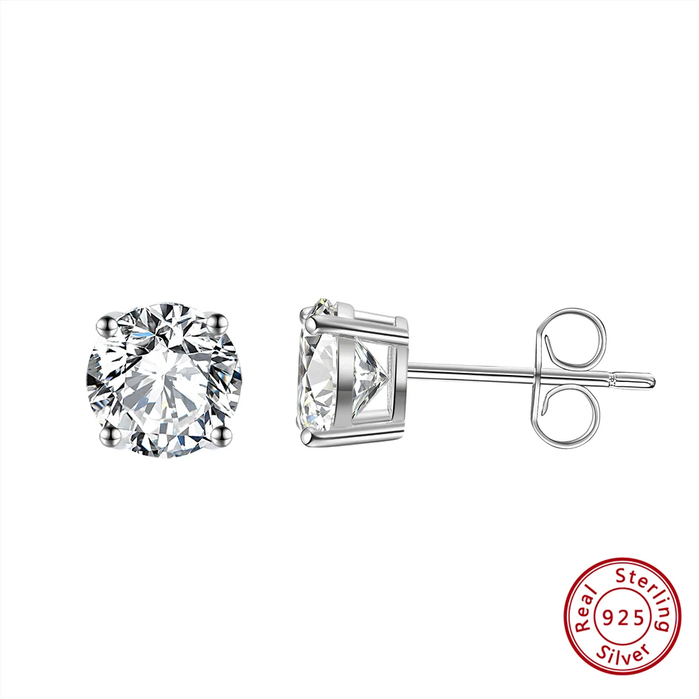 ORSA JEWELS Ohrstecker aus 925er-Sterlingsilber für Damen, Zirkonia, kleiner Ohrknochen-Ohrstecker, Teenager-Mädchen, Geburtstagsgeschenk APE33