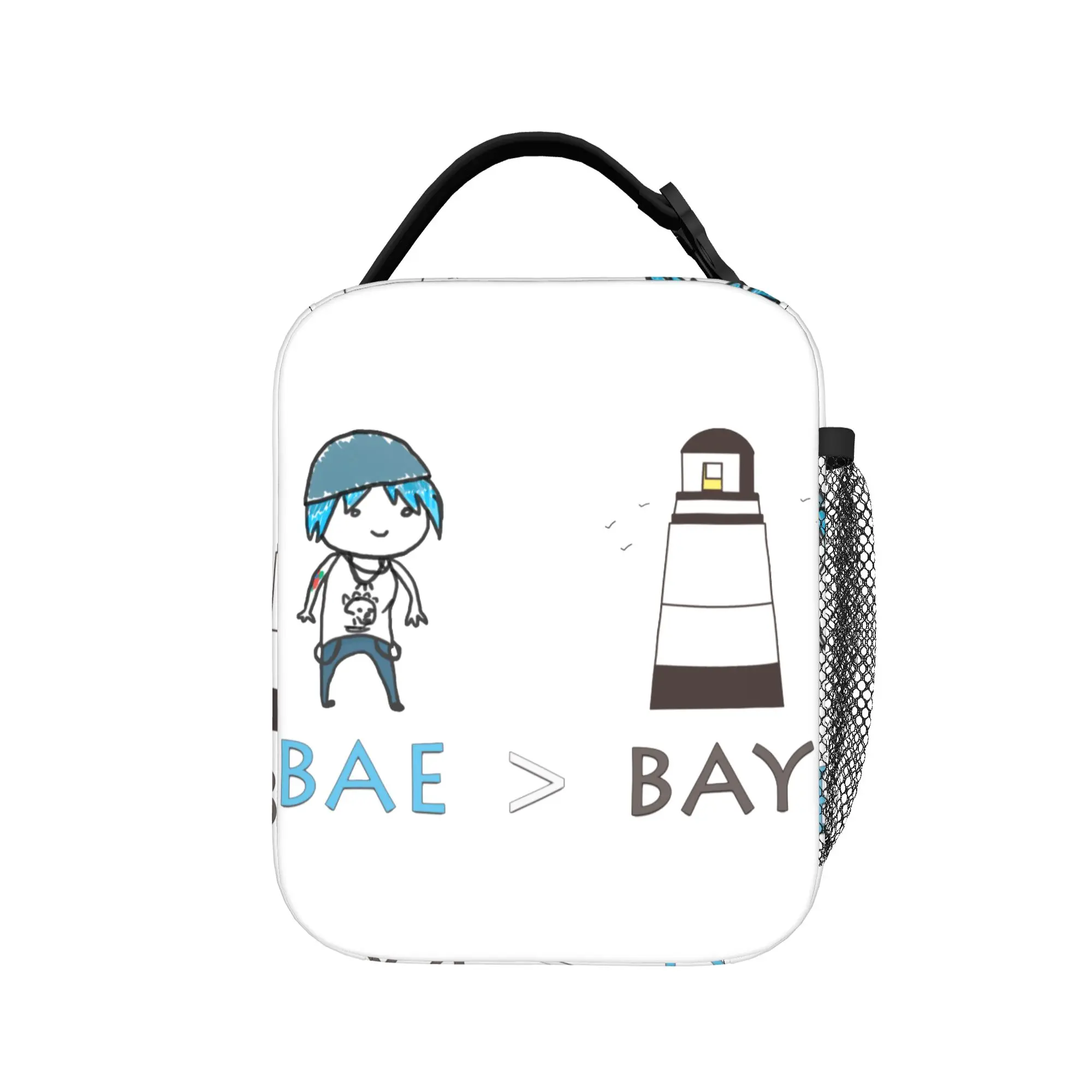 Life is Strange Bae over Bay Insulated Lunch Bag Meal Container Cooler Bag Tote Lunch Box College  Travel Food Storage Bags