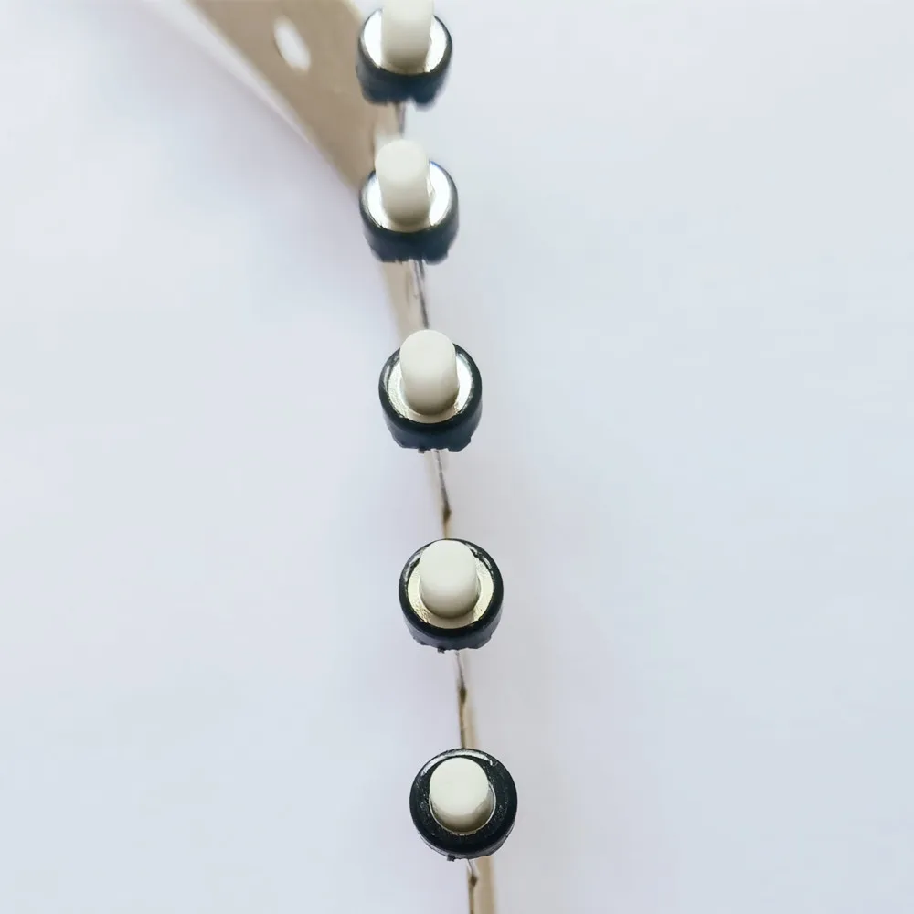 Original new 100% SKRGAMD010 light touch switch 2pin 6*6*7mm straight button circular fretting quality good