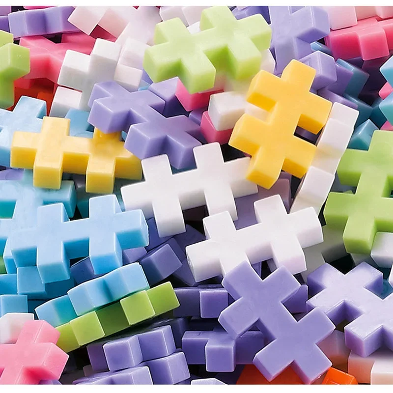 DIY Creative Building Blocks Lot Pack Plus Plus Classic  Building Blocks Assembled Birthday Gifts Children's Educational Toys