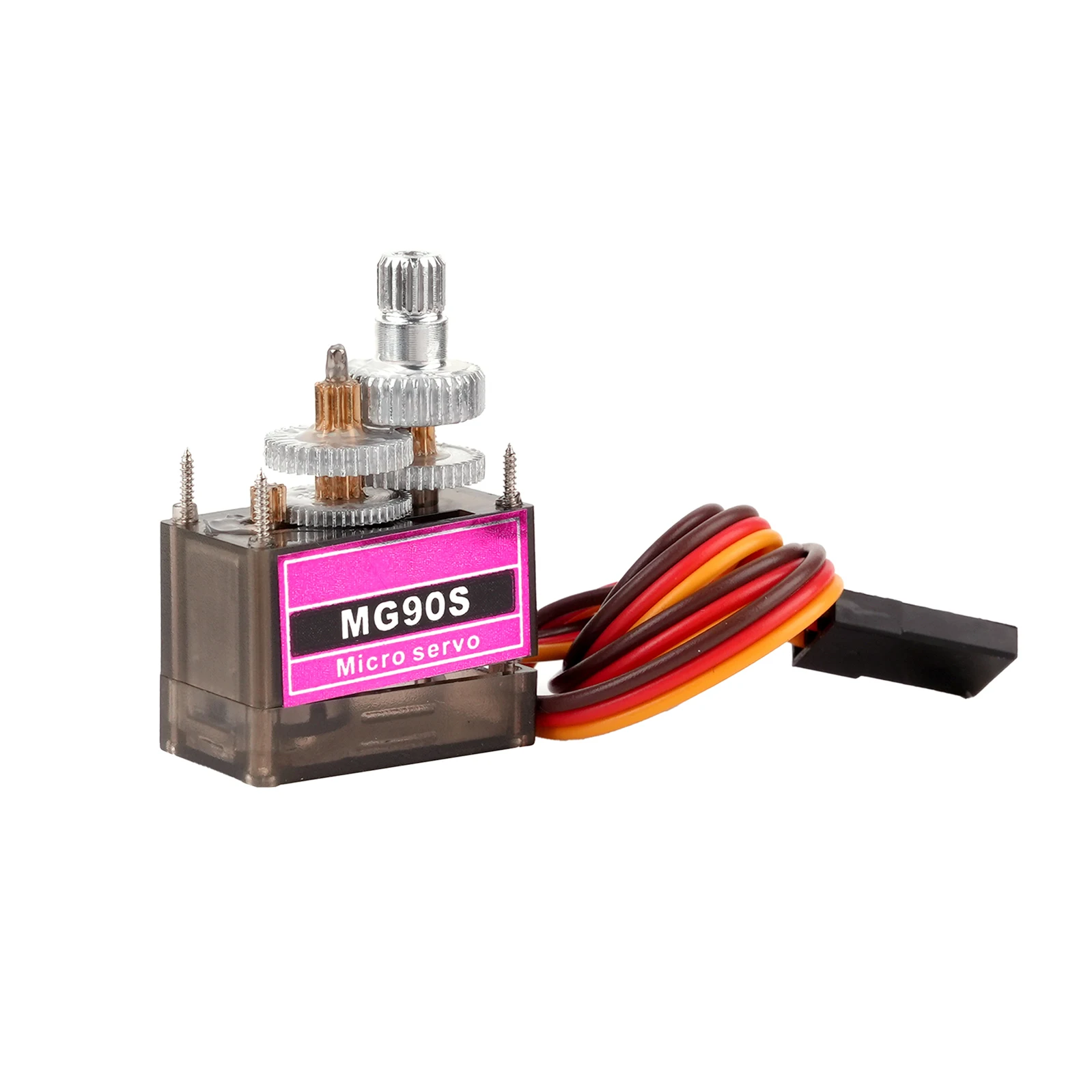 2PCS MG90S Full Metal Gear Micro Digital Servo Brushed Motor 180/270/360 Degree 9g Mini Servos DIY Part For RC Model Plane Drone view 5