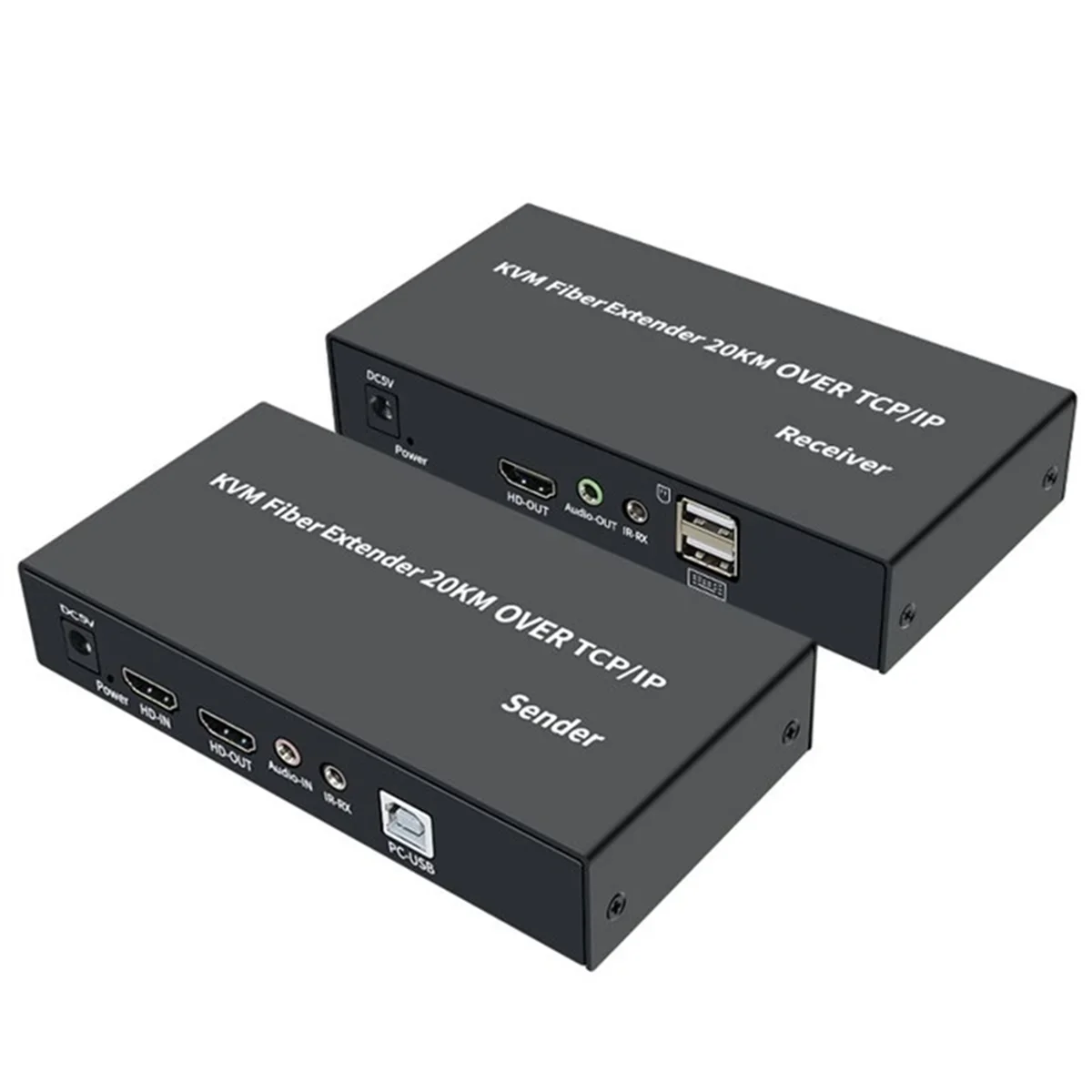 20 كجم HDMI-متوافق الألياف البصرية USB KVM موسع جهاز ريسيفر استقبال وإرسال الفيديو أكثر من SC الألياف كابل موسع للوحة مفاتيح الماوس PC