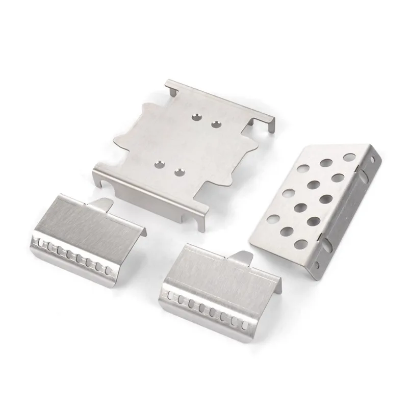 CK5811 アップグレードされたメタルシャーシアーマースキッドプレート、1/7 ラングラークローラー用、RCカー強化された衝突防止保護ガードパーツ