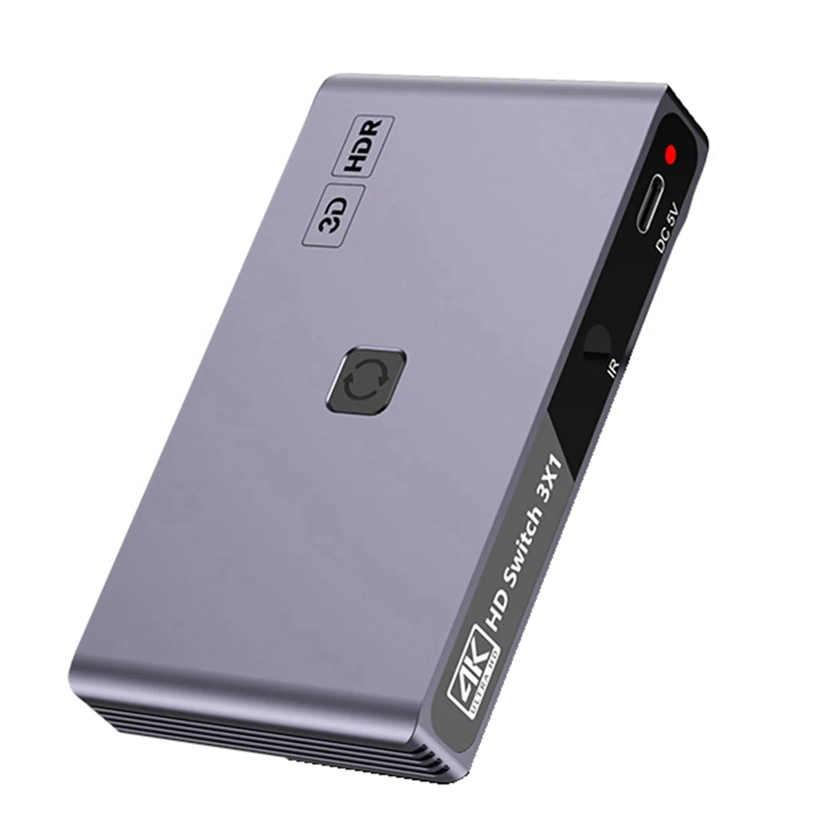 Eficiente The Switch é cortador de tela 4K de três entradas e uma saída compatível com HDMI