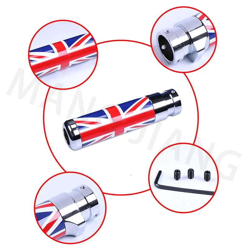 HandBrake Lever Decoration Cover For Mini Cooper Clubman R50 R52 R53 R55 R56 R57 R58 R59 R60 R61 Metal Interior Accessories