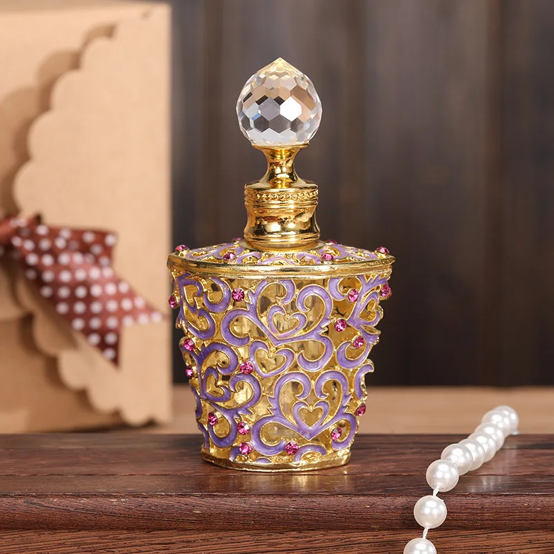 

10ML empty metal perfume bottle Middle East Arabesque Dubai Netflix fragrance bottle essential oil bottle