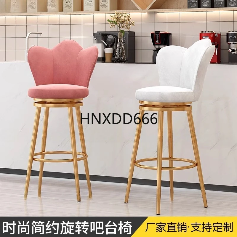 Barstuhl, drehbar, leicht, luxuriös, modern, einfache Rückenlehne, Zuhause