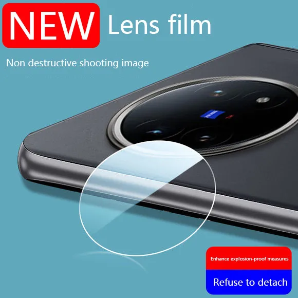 

Lens Tempered Glass For Vivo X Fold5 FOLD5 Fold3 Pro Fold 5 3Pro 5G Camera Lens Clear Back Glass Protective Film Cover