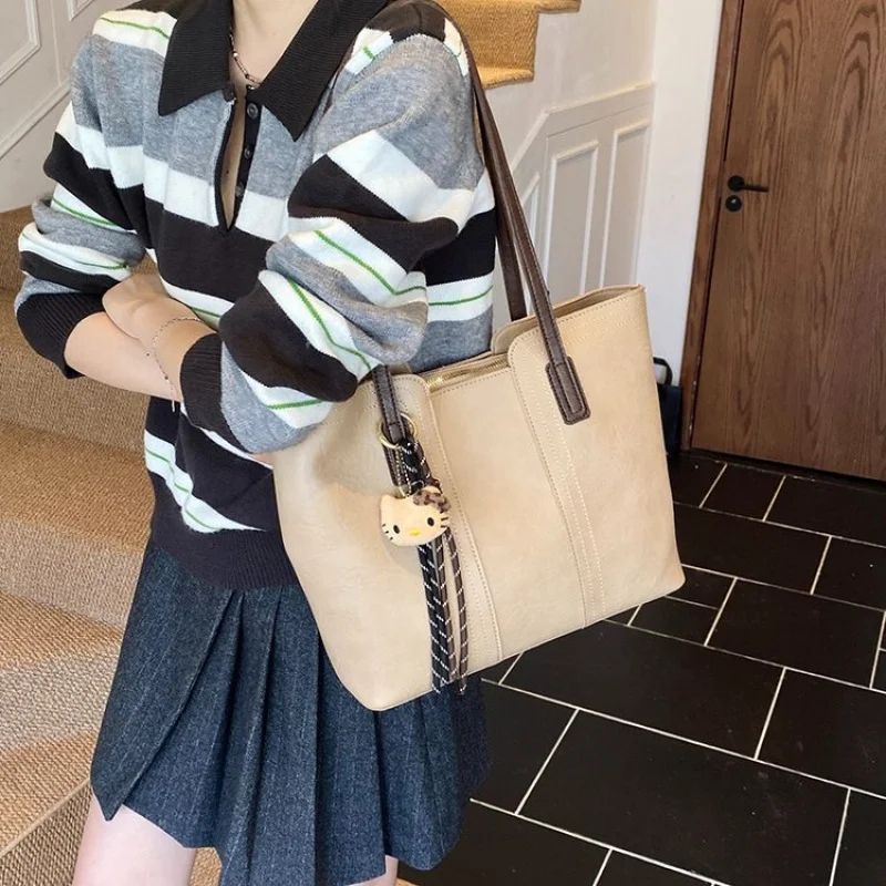 

High-Quality Leather Ladies Crossbody Bag Luxury Designer Shoulder Handbag Women's Elegant Tote Office Travel Bag