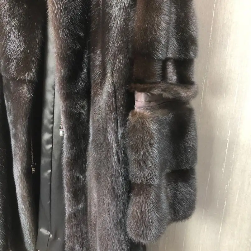 ผู้หญิงธรรมชาติMink Fur Coatแขนที่ถอดออกได้,ยาวเสื้อ,ยุโรปแฟชั่นฤดูหนาวยุโรป,ใหม่,2023