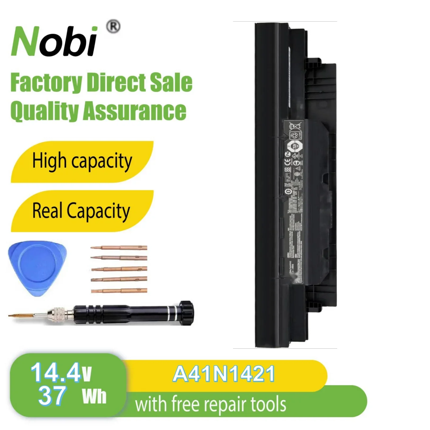 

Аккумулятор Nobi A41N1421 0B110-00280100 0B110-00320600 0B110-00320600 0B110-00320100 0B110-00320300 для ASUS P2501LA