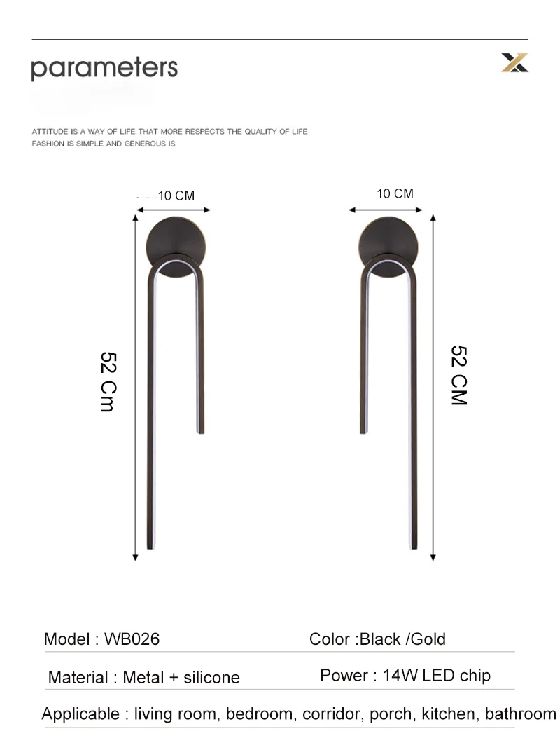 LED Reading Lights With Switch Rotatable Spotlight Wall Lamps Bedroom Bedside Strip Lights for Bedroom Background Wall Lights - view 6