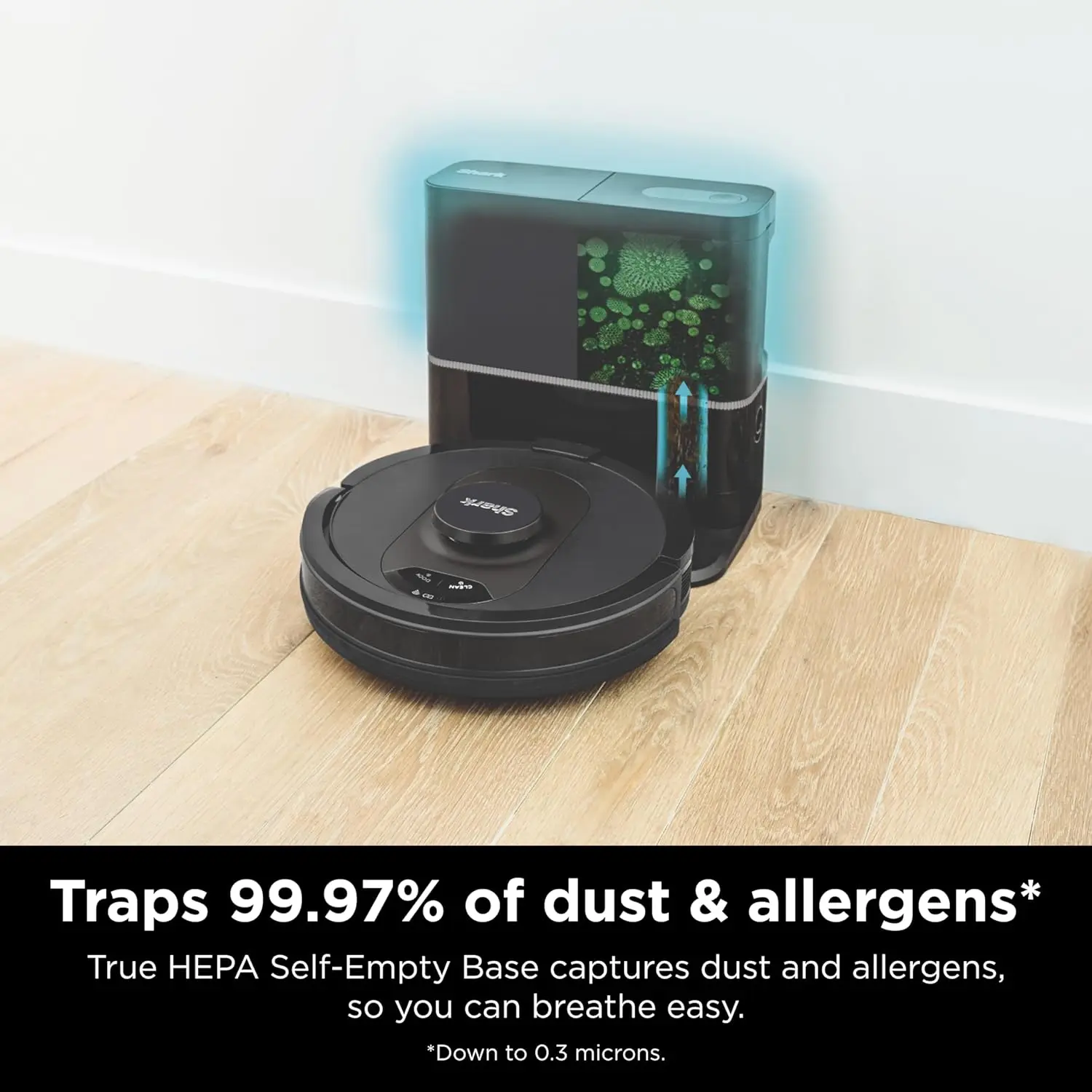 

AV2501S AI Ultra Robot Vacuum, with Matrix Clean, Home Mapping, 30-Day Capacity HEPA Bagless Self Empty Base