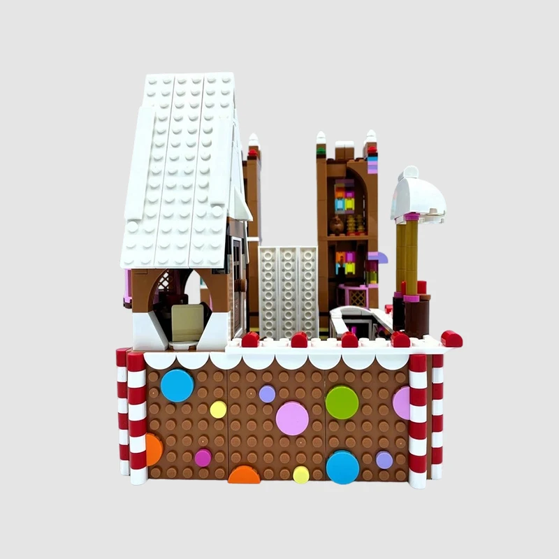 950PCS MOC-238861 Lebkuchen Schloss Weihnachten Serie Kreative Ziegel Spielzeug Modell Bausteine Kinder Junge Geburtstag Geschenk