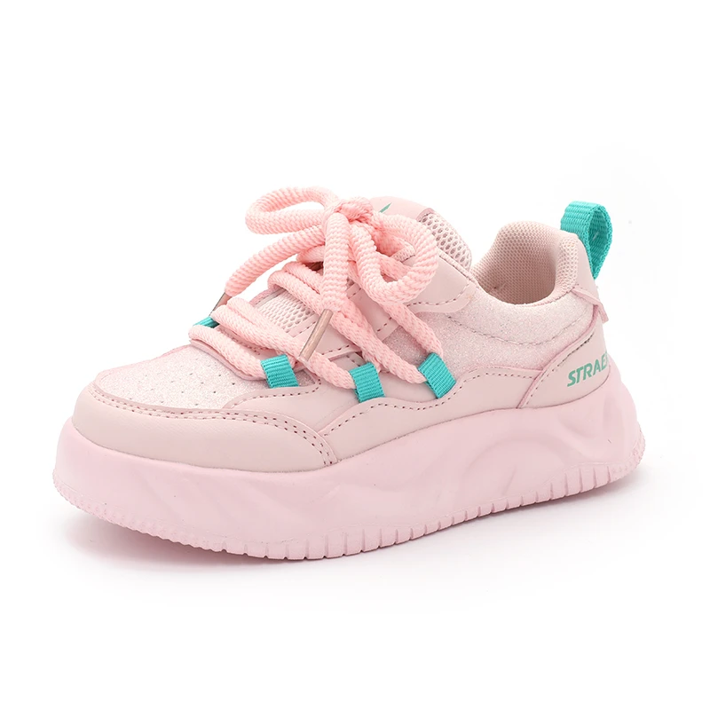 Children's Sneakers 2024 Breathable Soft Non-slip Boys Girls Single Shoes Four Seasons Models Pink Kids Baby Padded Kids Shoe