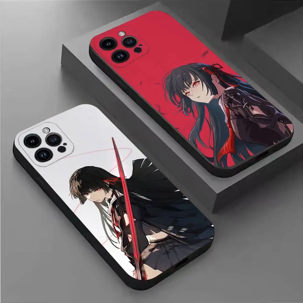

Wuthering Waves Chisa Phone Case For iPhone 17,16,15,14,13,12,11 Plus,Pro Max,XS,X,XR,SE,Mini,8,7,Soft Silicone Black Cover