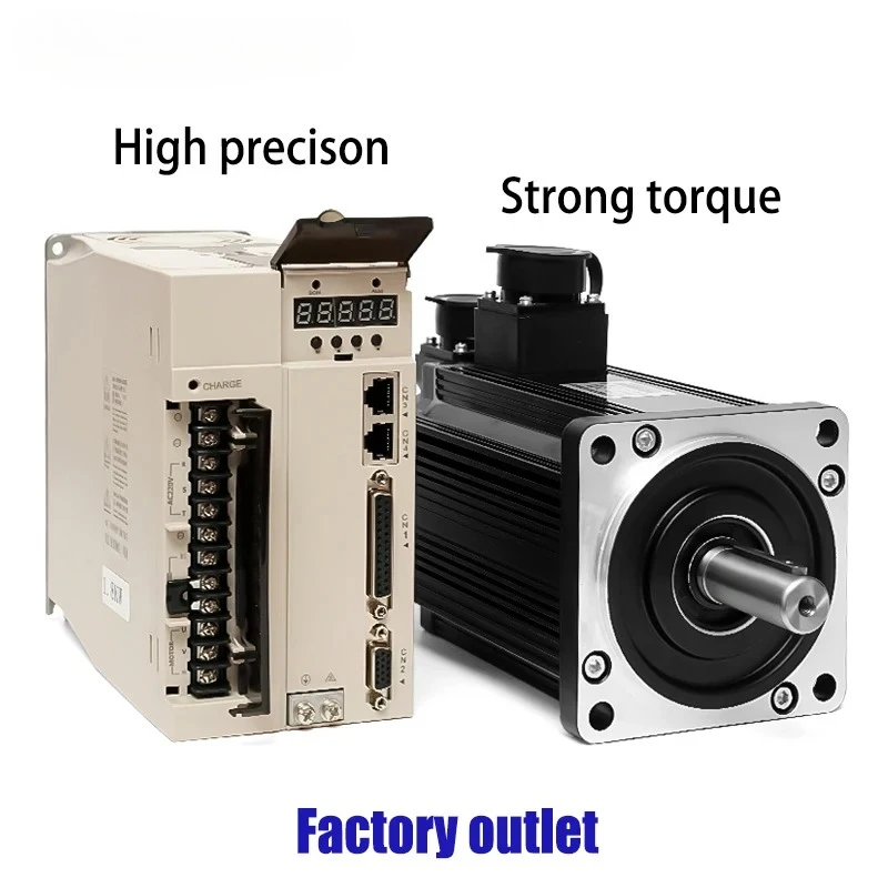

NEW 60/80/110/130 AC Servo Motor Driver 400W/750W/1.8KW/2.3KW for CNC Textile Milling Cutting Print Machine Electrical Equipment